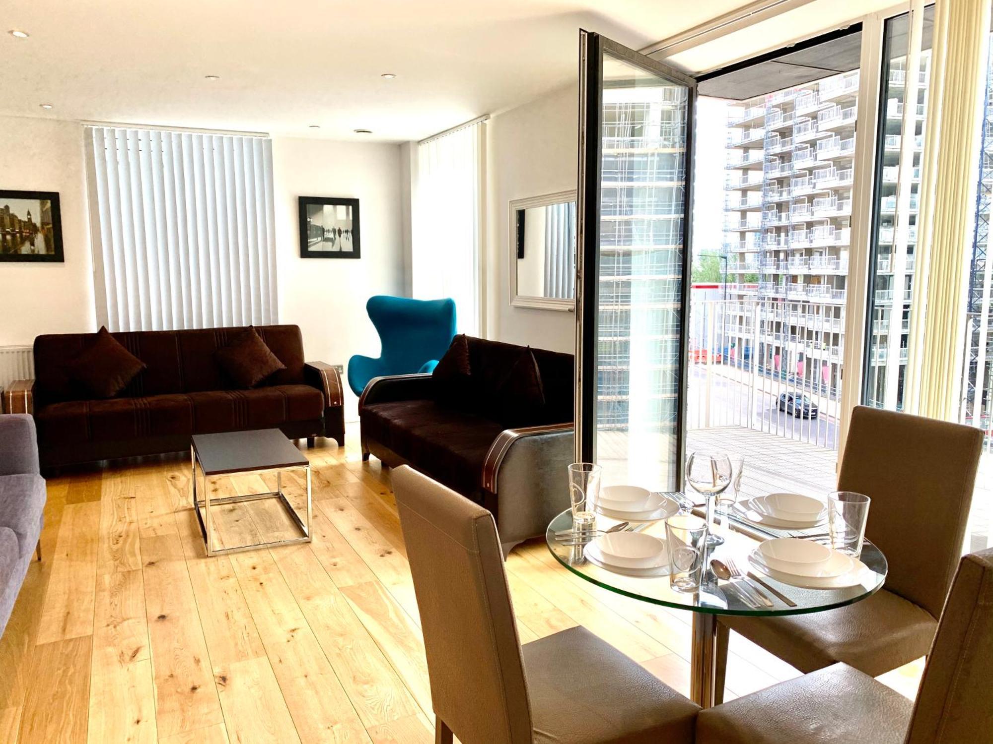 Modern London Excel 2 Bedrooms 2 Bathrooms, Parking, Kitchen, Lounge, Balcony Apartment Exterior foto